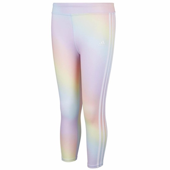 adidas Other - BNWT ADIDAS GIRLS IRIDESCENT PRINT ACTIVE LEGGINGS